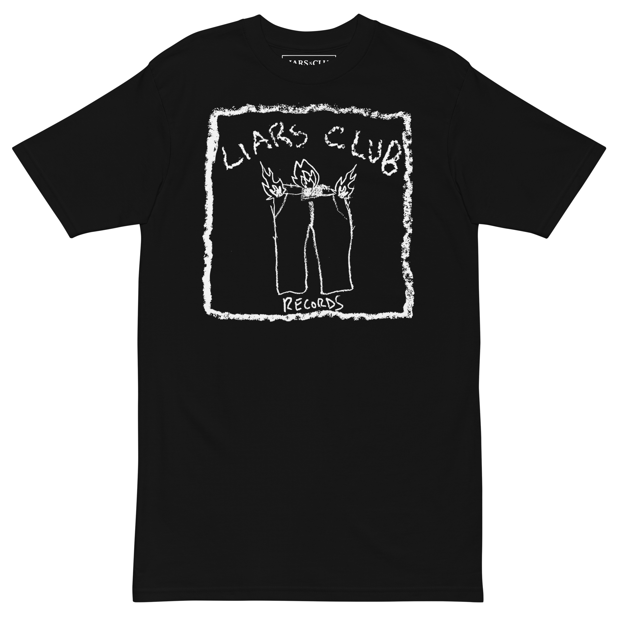 Liars Club "Pants on Fire" Black Tee