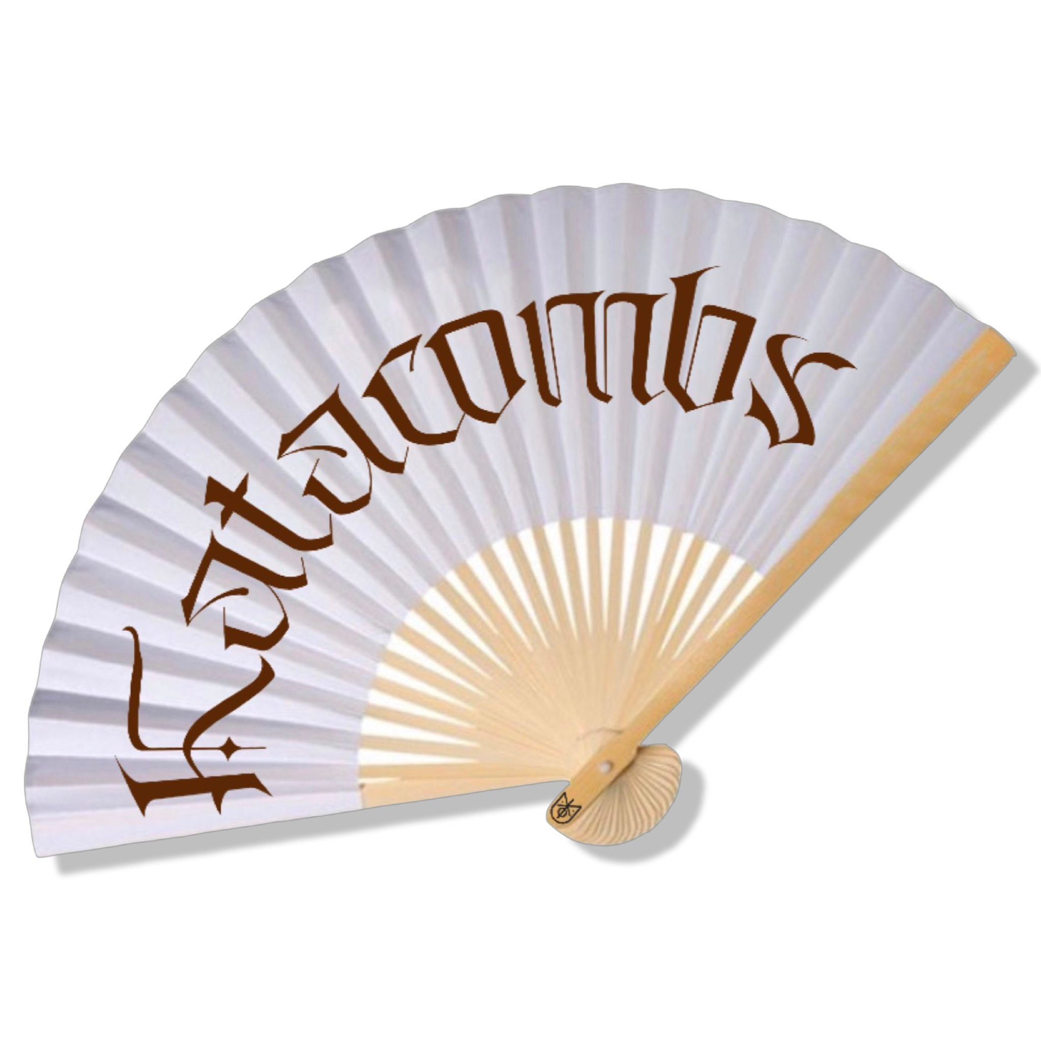 Katacombs Silk Bamboo Folding Fan